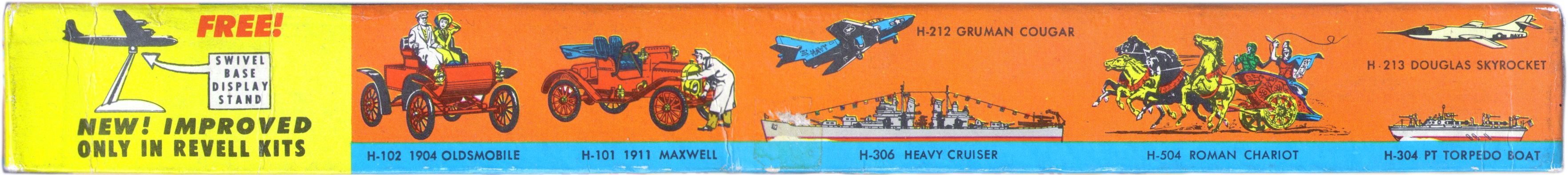 Коробка Revell H206 Boeing B-47 Giant Stratojet Bomber, Revell Inc, 1954